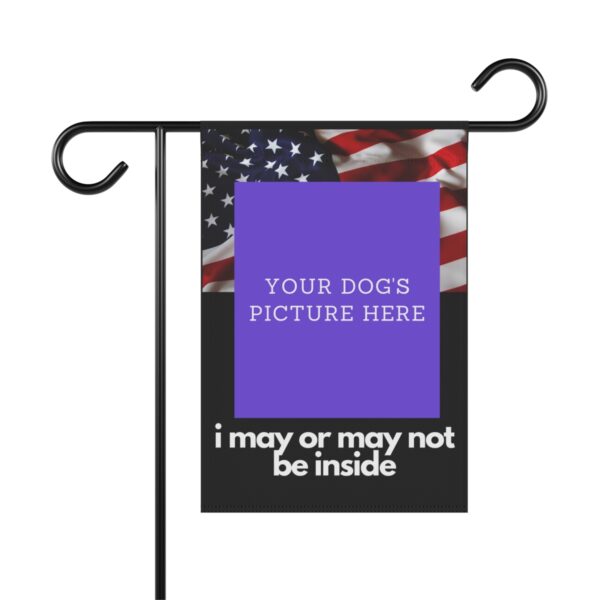 Personalized with Your Dog's Picture - Garden Flag - Image 2