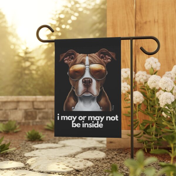 Pitt Bull Flag, Garden Flag, I May or May Not Be Inside, House Flag, Banner, Printed Both Sides - Image 5