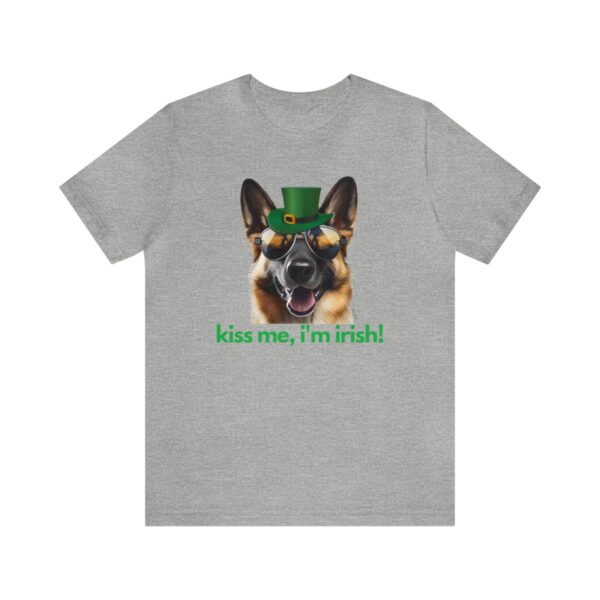 GSD kiss me im irish green letters Unisex Heavy Cotton Tee - Image 50