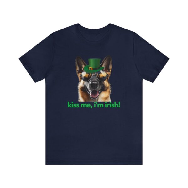 GSD kiss me im irish green letters Unisex Heavy Cotton Tee - Image 98