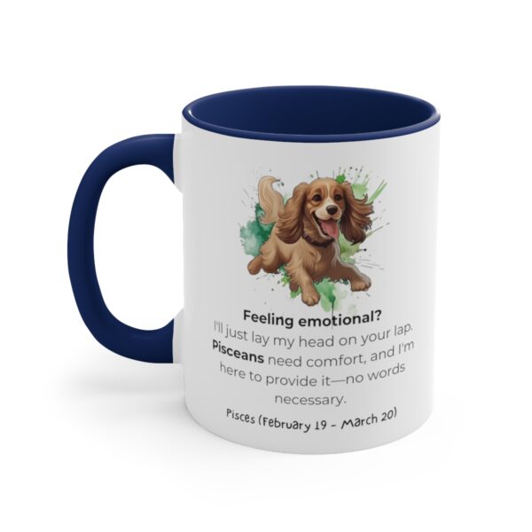 Pisces Astrology Sign | Funny Saying | Cocker Spaniel | Coffee Mug, 11oz - Image 14