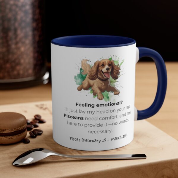 Pisces Astrology Sign | Funny Saying | Cocker Spaniel | Coffee Mug, 11oz - Image 16