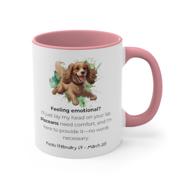 Pisces Astrology Sign | Funny Saying | Cocker Spaniel | Coffee Mug, 11oz - Image 19