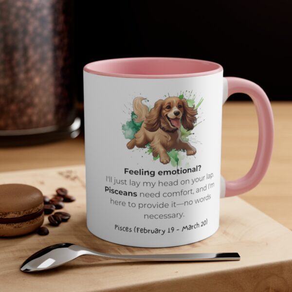 Pisces Astrology Sign | Funny Saying | Cocker Spaniel | Coffee Mug, 11oz - Image 20